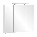 Armoire, en panneaux de bois, 100 x 16 x 75 cm, coloris blanc, pour la chambre