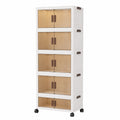 Armoire, pliable, avec rangement, avec portes, coloris transparent, pour la chambre
