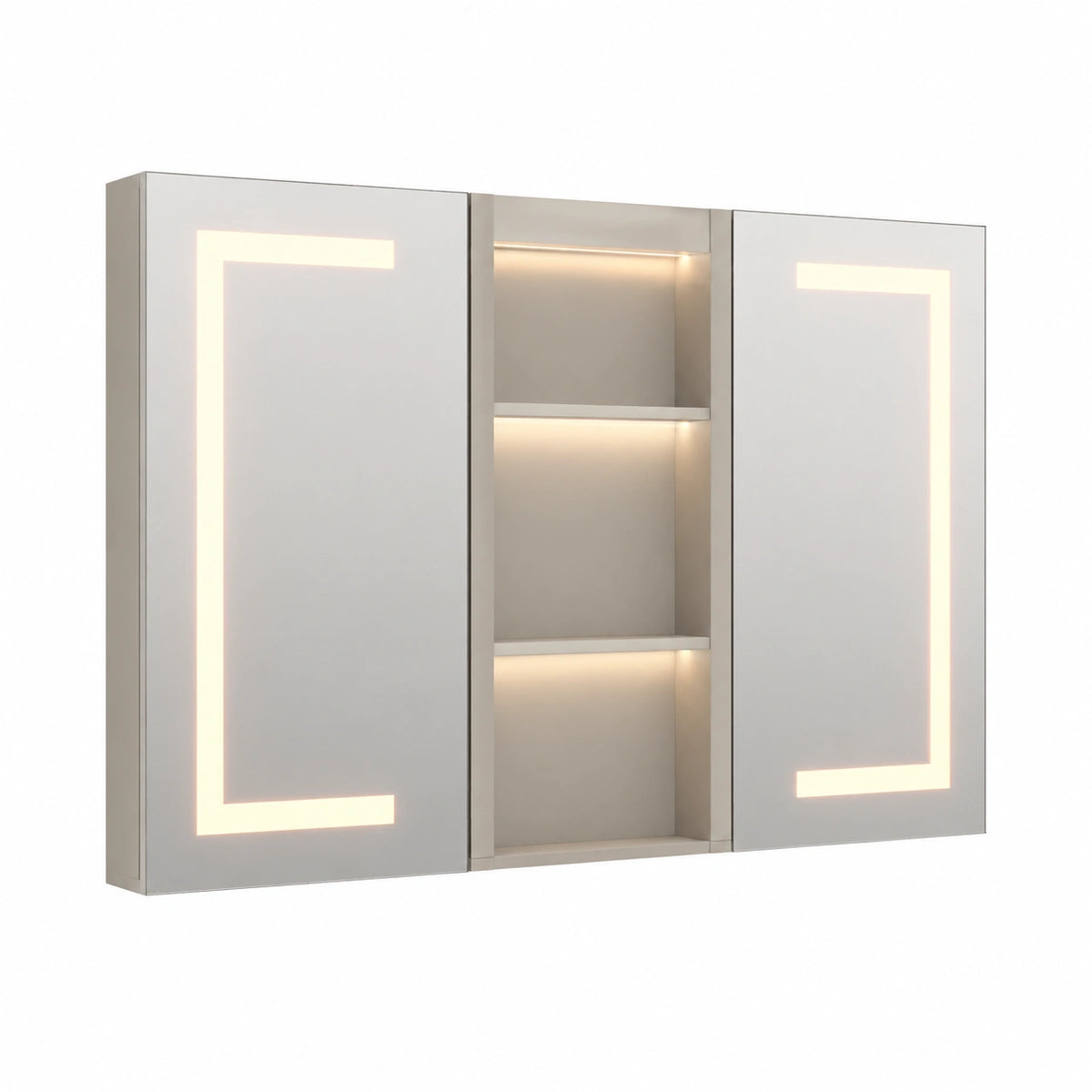 Armoire, avec étagères, avec portes, coloris blanc, pour la chambre