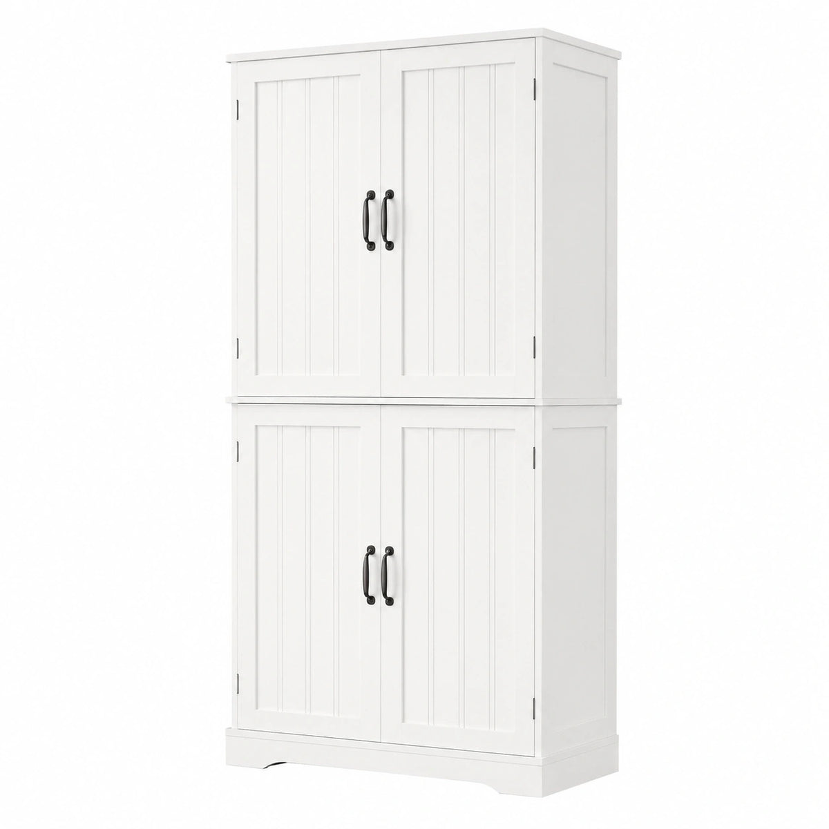 Armoire, avec rangement, avec portes, coloris blanc et argenté, 180 x 80 x 40 cm, pour la chambre