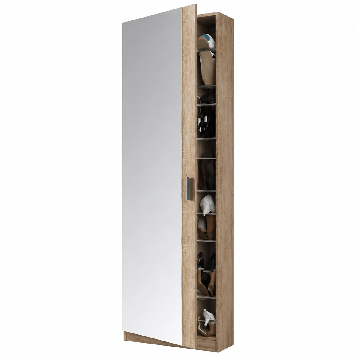 Armoire, en chêne, 50 x 180 x 20 cm, pour la chambre