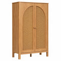 Armoire, avec portes, en résine tressée, 92,5 x 40 x 150,5 cm, pour la chambre