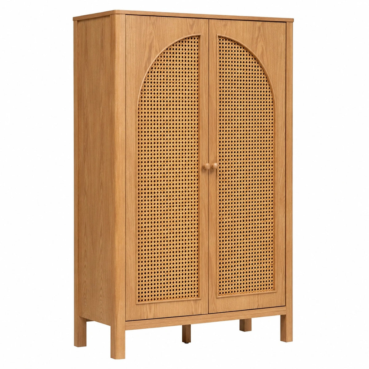 Armoire, avec portes, en résine tressée, 92,5 x 40 x 150,5 cm, pour la chambre