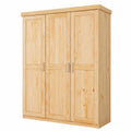 Armoire, avec portes, coloris naturel, pour la chambre