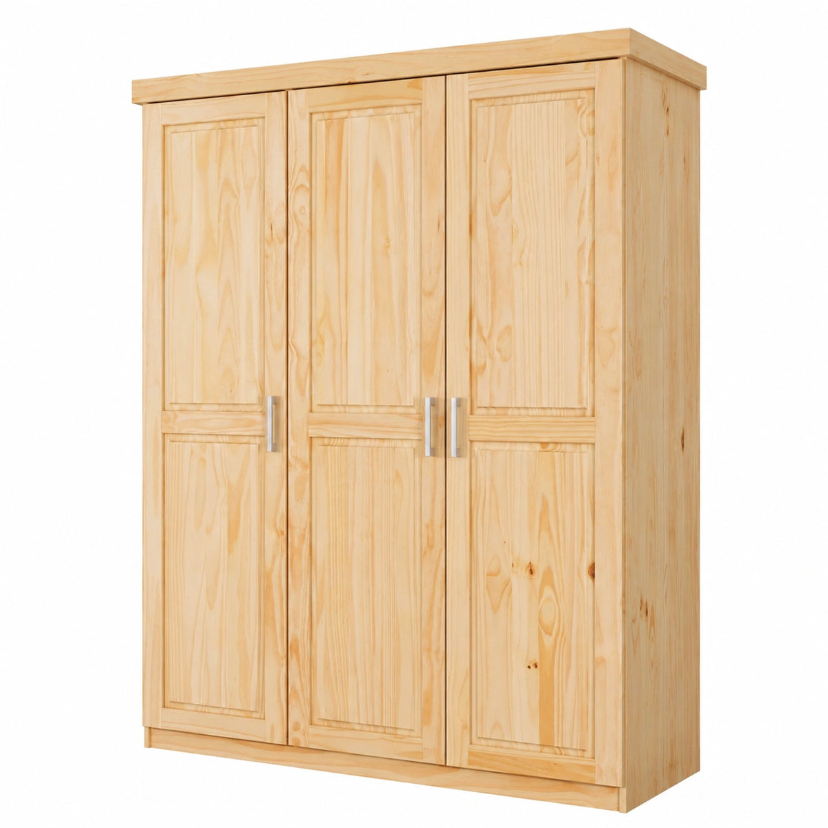 Armoire, avec portes, coloris naturel, pour la chambre