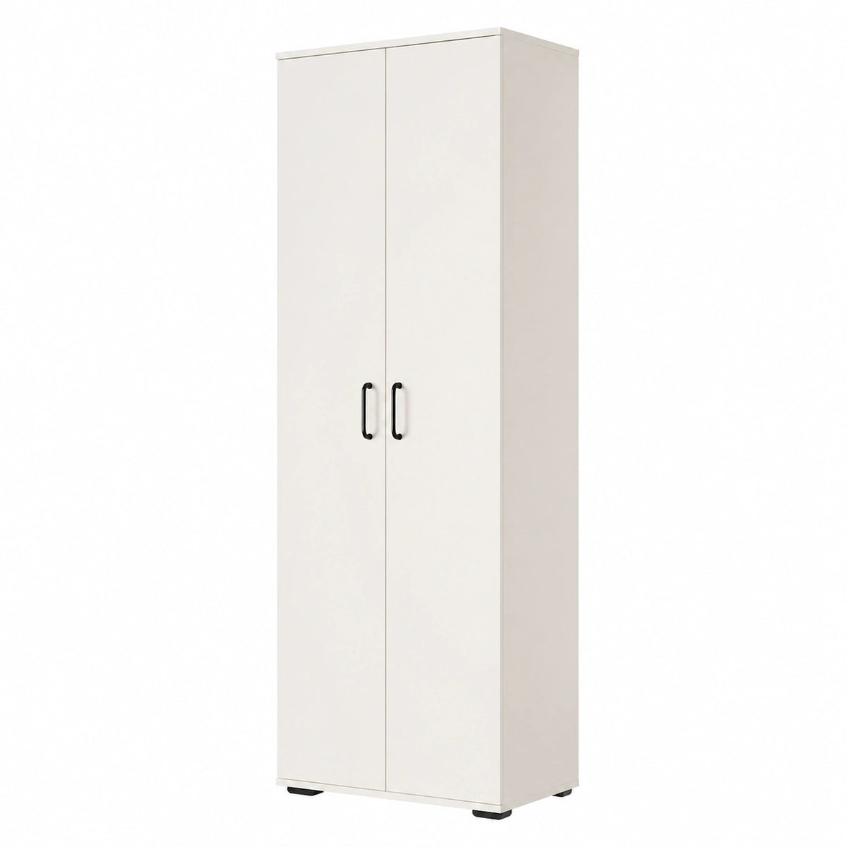 Armoire, réglable, avec rangement, avec étagères, en panneaux de bois, coloris blanc, 175 x 60 x 35 cm, pour la chambre