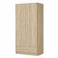 Armoire, avec tiroirs, avec portes, en chêne, pour la chambre