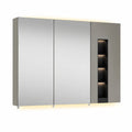 Armoire, en verre, réglable, avec rangement, avec étagères, 90 x 65,5 x 13 cm, pour la chambre