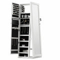 Armoire, pivotant, avec rangement, coloris blanc, pour la chambre